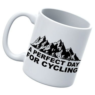 Perfect Day For Cycling White Coffee Mug